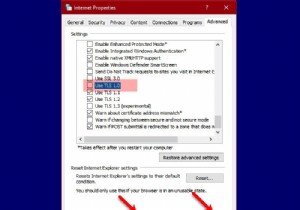 วิธีปิดการใช้งาน TLS 1.0 ใน Windows 11/10 