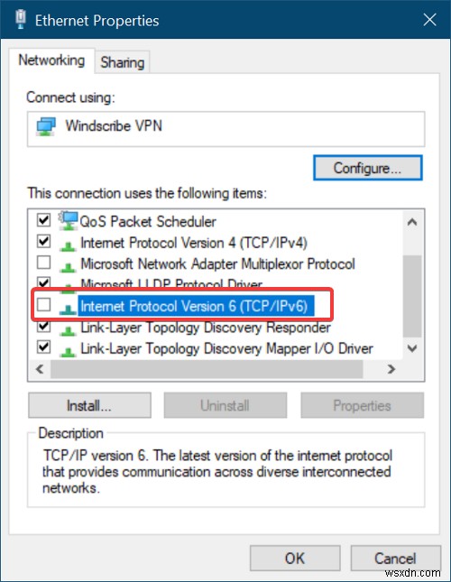 วิธีเปิดใช้งานหรือปิดใช้งาน IPv6 อย่างถูกต้องใน Windows 11/10 