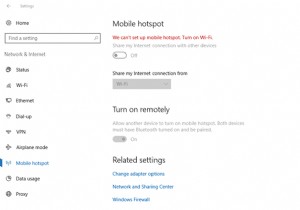 Mobile Hotspot ไม่ทำงานใน Windows 11/10 