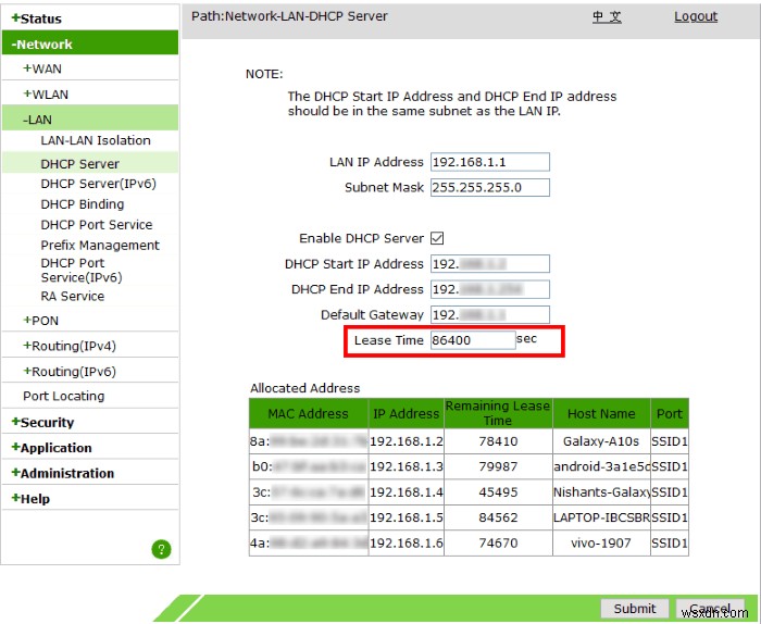 วิธีเปลี่ยนเวลาเช่า DHCP ใน Windows 11/10 