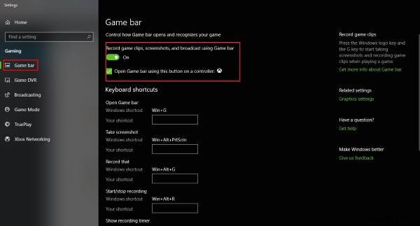 แถบเกม Xbox ไม่ทำงานหรือเปิดใน Windows 11/10 