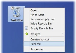 เปลี่ยนชื่อถังรีไซเคิลผ่าน Registry สำหรับผู้ใช้ทั้งหมดใน Windows 11/10 