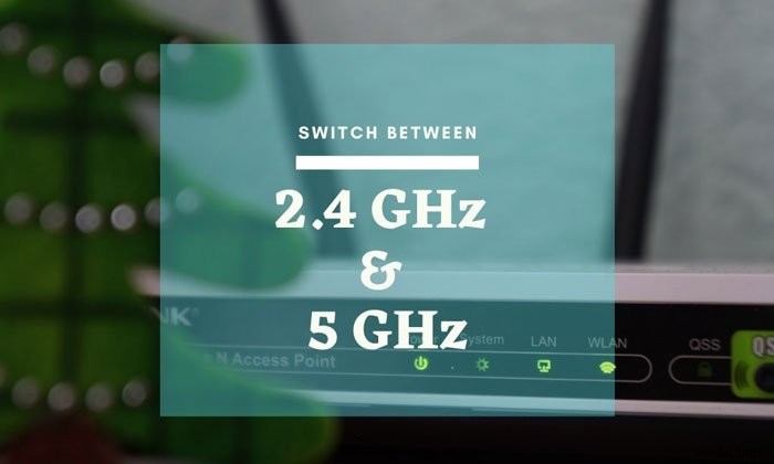 วิธีสลับระหว่างแบนด์ 2.4 GHz และ 5 GHz Wi-Fi ใน Windows 11/10 