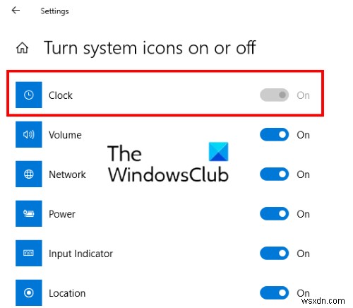 วิธีซ่อนนาฬิกาและวันที่จากแถบงานใน Windows 10 