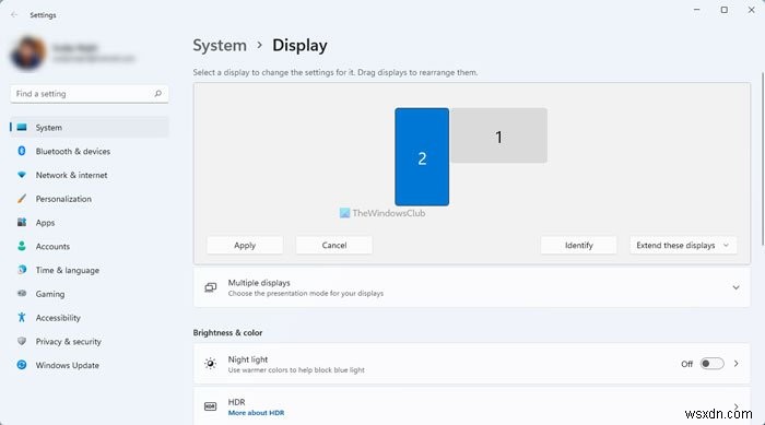 วิธีตั้งค่าจอภาพสองจอใน Windows 11/10 