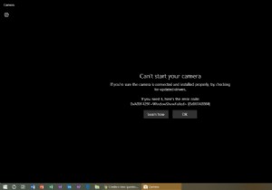 Windows ไม่สามารถเริ่มกล้องของคุณได้ ข้อผิดพลาด 0xA00F429F 