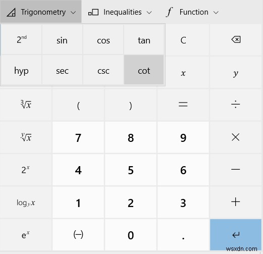 วิธีใช้เครื่องคำนวณกราฟใน Windows 10 