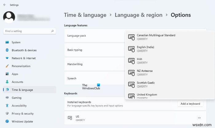 แป้นพิมพ์พิมพ์ตัวอักษรผิดใน Windows 11/10 