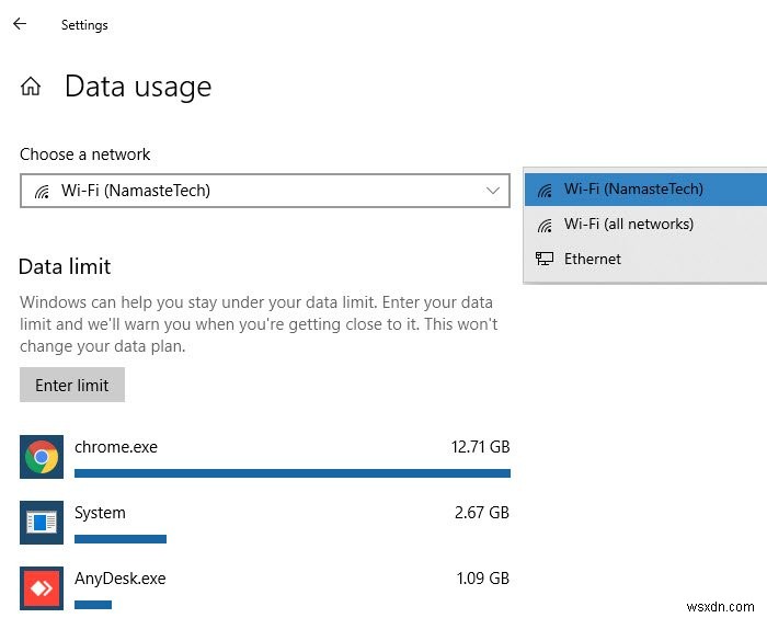 วิธีจัดการขีด จำกัด การใช้ข้อมูลใน Windows 11/10 