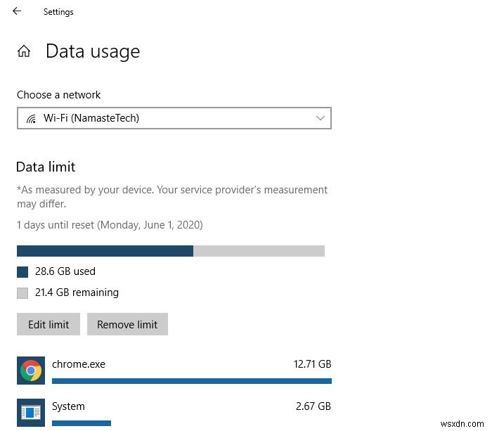 วิธีจัดการขีด จำกัด การใช้ข้อมูลใน Windows 11/10 