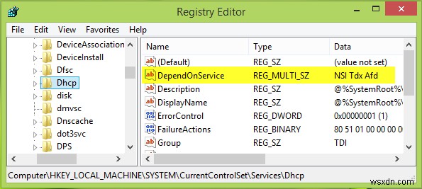 Windows ไม่สามารถเริ่มบริการ WLAN AutoConfig ได้ ข้อผิดพลาด 1068 