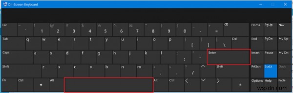 ปุ่ม Spacebar หรือ Enter ไม่ทำงานบน Windows 11/10 PC 