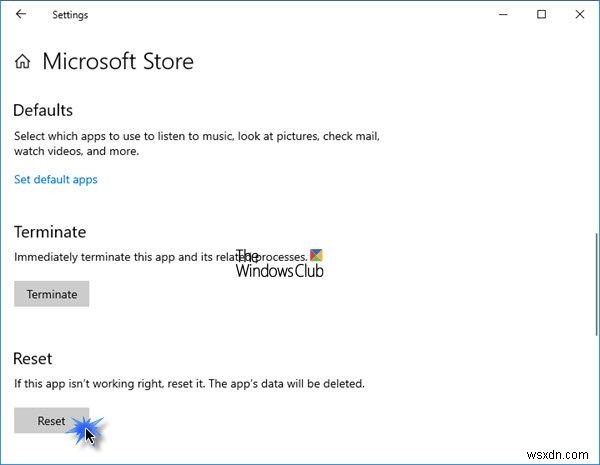 แอป Microsoft Store ขัดข้องด้วย Exception Code 0xc000027b 