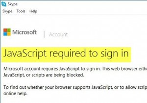 แก้ไข JavaScript ที่จำเป็นในการลงชื่อเข้าใช้ผิดพลาด เปิดใช้งาน JavaScript ในเบราว์เซอร์ของคุณ 