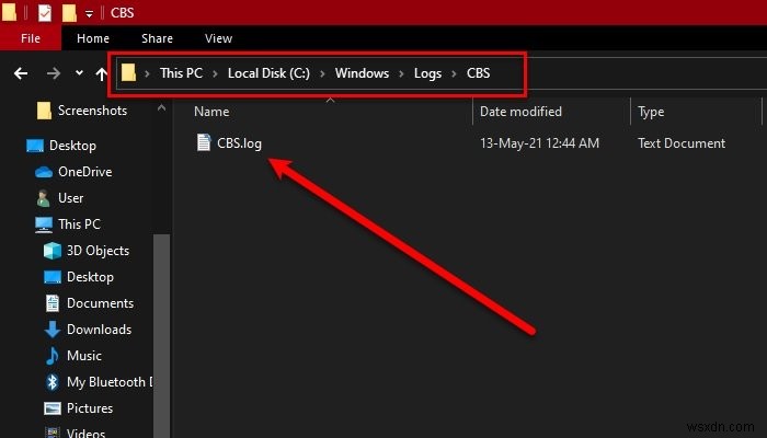 CBS.log คืออะไร? วิธีอ่านไฟล์ CBS.log ใน Windows 10 