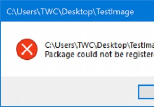 แก้ไขแพ็คเกจไม่สามารถลงทะเบียนข้อผิดพลาดในคอมพิวเตอร์ Windows 