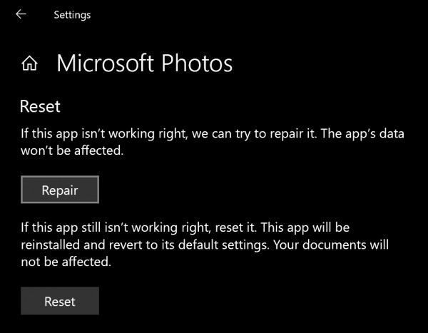 อ๊ะ! เราไม่สามารถบันทึกอันนั้นได้ - Windows 11/10 Photos App 
