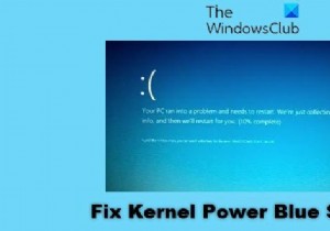 Kernel Power Blue Screen บน Windows 11/10 