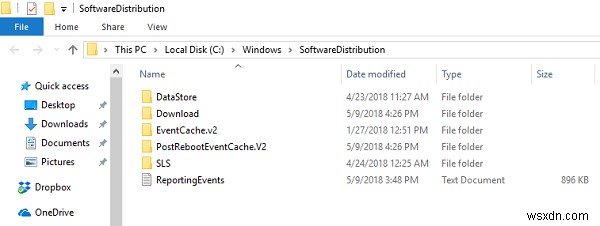 วิธีเปลี่ยนตำแหน่งโฟลเดอร์ดาวน์โหลด Windows Updates ใน Windows 11/10 