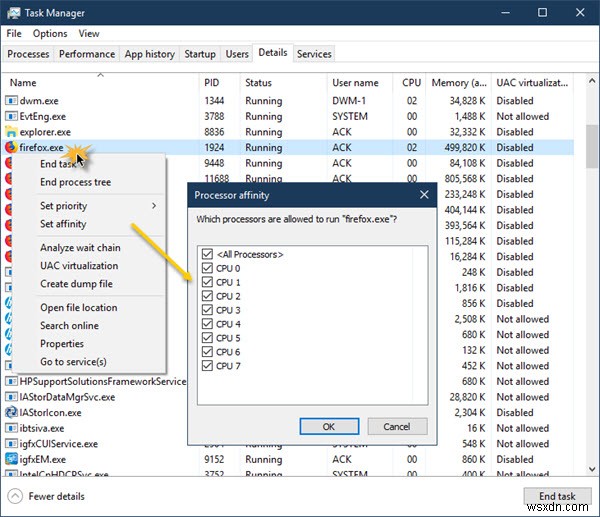 Processor Affinity คืออะไร &วิธีตั้งค่า Processor Affinity บน Windows 11/10 