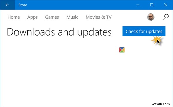 วิธีตรวจสอบการอัปเดตแอป Microsoft Store ด้วยตนเองใน Windows 11/10 