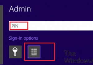 Windows ขอ PIN แทนรหัสผ่านในหน้าจอลงชื่อเข้าใช้ 