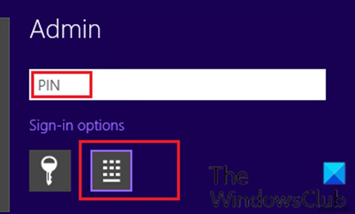 Windows ขอ PIN แทนรหัสผ่านในหน้าจอลงชื่อเข้าใช้ 