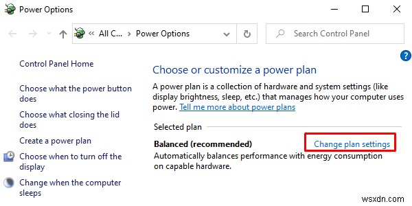 วิธีเปลี่ยน Laptop Lid Open Action ใน Windows 11/10 