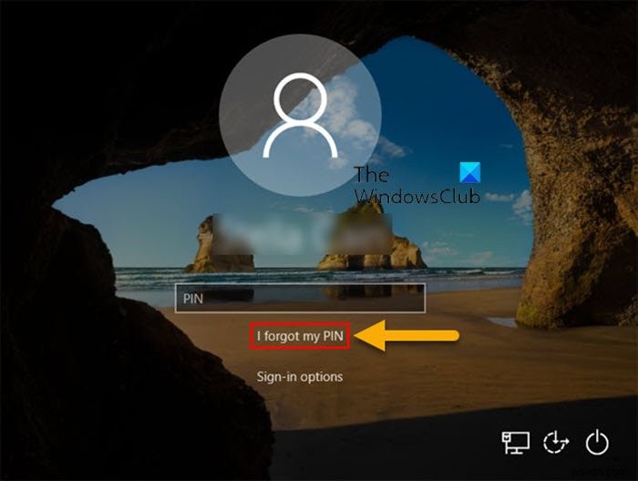 วิธีเปิดหรือปิดใช้งานการรีเซ็ต PIN ที่หน้าจอลงชื่อเข้าใช้ใน Windows 10 