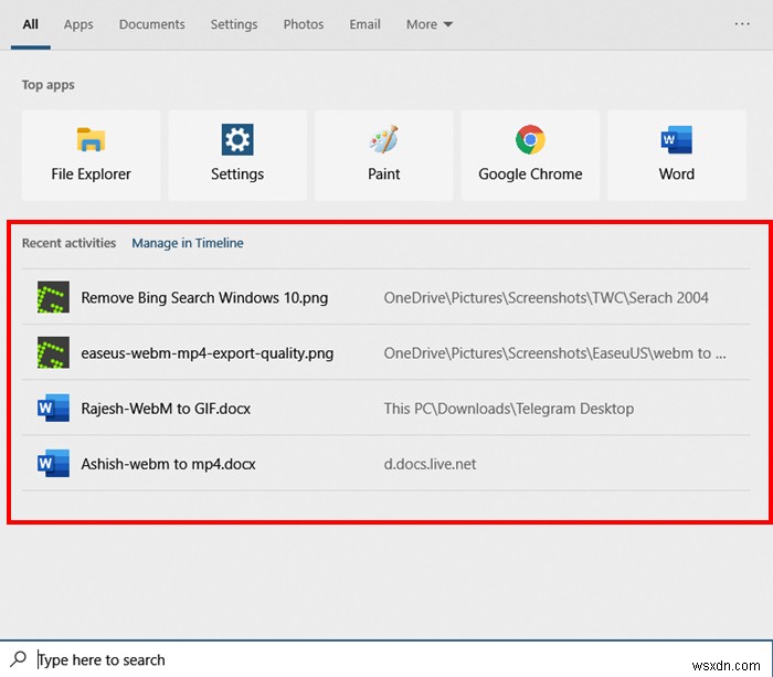 วิธีปิดใช้งานผลการค้นหา Bing ในเมนูเริ่มของ Windows 11/10 