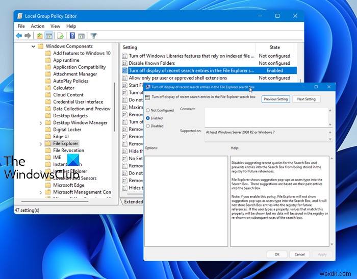 วิธีปิดใช้งานผลการค้นหา Bing ในเมนูเริ่มของ Windows 11/10 