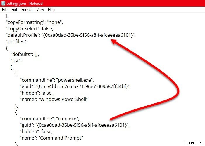 วิธีเปลี่ยน Default Shell ใน Windows Terminal 