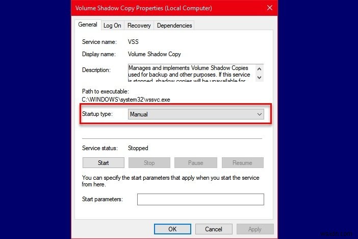 แก้ไขรหัสข้อผิดพลาดการสำรองข้อมูลของ Windows 0x8078012D การดำเนินการสำรองข้อมูลล้มเหลว 