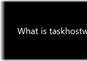 taskhostw.exe คืออะไร มันเป็นไวรัส? 