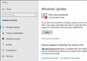 แก้ไขข้อผิดพลาด Windows Update 0x800F0922 