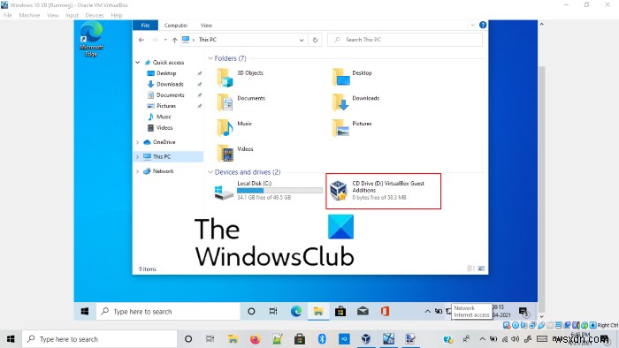 วิธีทำให้ VirtualBox VM เต็มหน้าจอใน Windows 11/10 