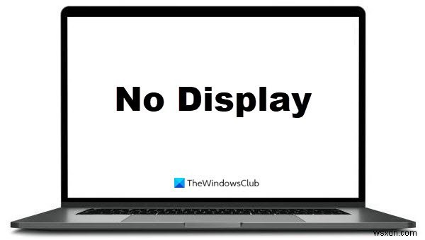 พีซี Windows 11/10 เปิดขึ้นแต่ไม่แสดงผลหรือส่งเสียงบี๊บ 