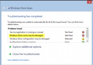 Windows Store Cache อาจเสียหายใน Windows 11/10 