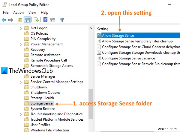 วิธีปิดการใช้งาน Storage Sense ใน Windows 11/10 