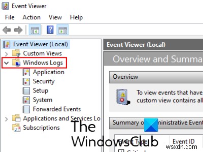 วิธีค้นหาผลลัพธ์ ChkDsk ในบันทึก Event Viewer ใน Windows 11/10 
