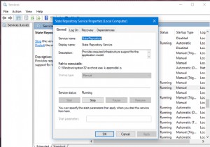 Service Host State Repository บริการปัญหาการใช้งาน CPU สูงใน Windows 11/10 