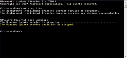 แก้ไข ไม่สามารถหยุดบริการ Windows Update ได้ 