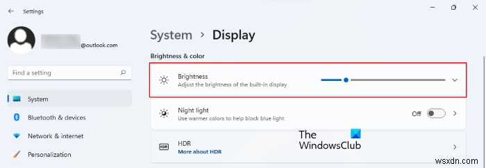 วิธีปรับความสว่างหน้าจอบนแล็ปท็อป Windows 11/10 