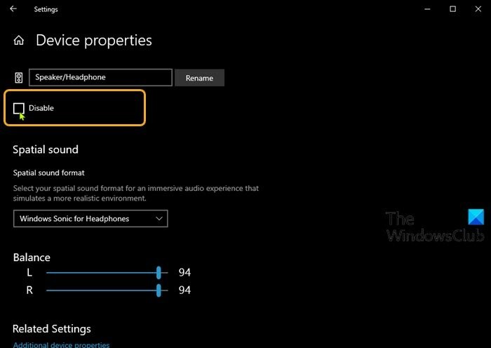 วิธีเปิดหรือปิดใช้งานอุปกรณ์ส่งสัญญาณเสียงใน Windows 11/10 