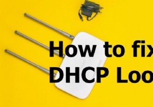 วิธีแก้ไขข้อผิดพลาดการค้นหา DHCP ล้มเหลว 