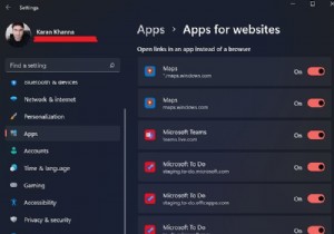 แอพสำหรับเว็บไซต์ให้คุณเปิดเว็บไซต์ด้วยแอพหรือเบราว์เซอร์ใน Windows 11/10 