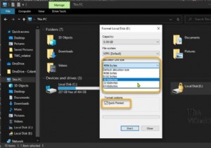 วิธีเปลี่ยนขนาดคลัสเตอร์ฮาร์ดดิสก์ใน Windows 10 