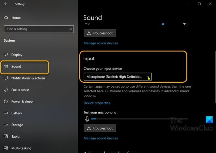 วิธีเปลี่ยนอุปกรณ์อินพุตเสียงเริ่มต้นใน Windows 11/10 
