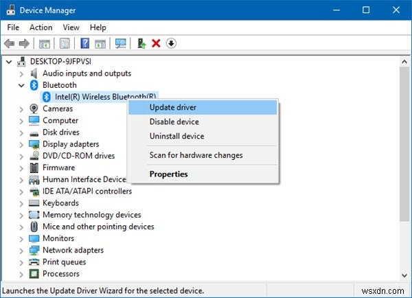 วิธีอัปเดตไดรเวอร์ Bluetooth ใน Windows 11/10 