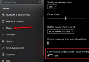 วิธีปิดการใช้งาน Inactive Scrolling ใน Windows 10 